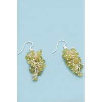 Olivín GRAPE náušnice