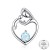 Stříbrný přívěsek Topaz a Diamant